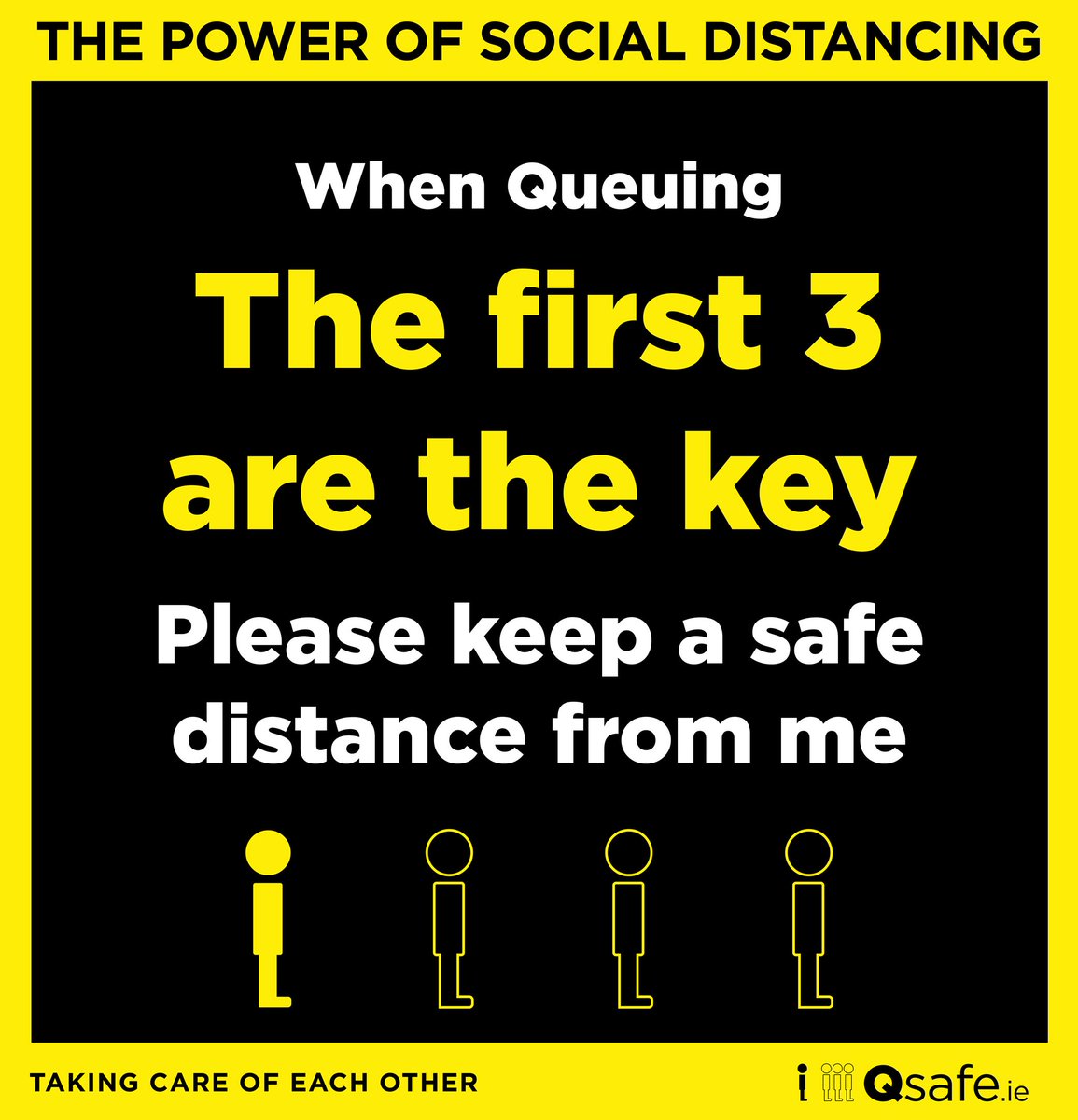 QsafeCovid19's tweet photo. Don't forget...the first 3 are the key!

#Qsafe #SocialDistancing #KeepSafe #TakingCareofEachOther https://t.co/VmcZRUWu35