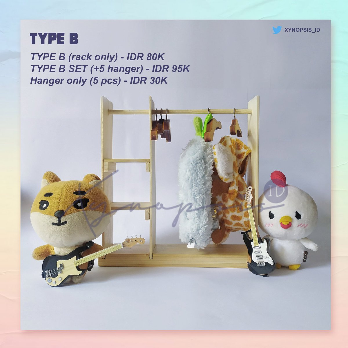 xynopsis_id's tweet photo. 🙏 RT Appreciated 🙏
🌻 PRE-ORDER - Batch 3
DOLL CLOSET / DOLL WARDROBE / DOLL CLOTHING RACK / LEMARI BAJU BONEKA
🗓️ 7 - 17 Agt 2020
📦 J&T & Shopee
Order: https://t.co/Ho0DCwX0If
*check this thread for more details 🙏
#wtskpopstuff https://t.co/Y3tqlVw4uj https://t.co/1n0sAhUTGm