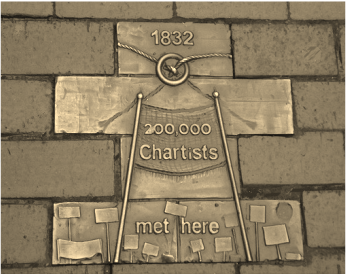  #heritageofprotest There is little to commemorate the significance of Newhall Hill as a site of protest heritage apart from an inaccurate plaque stating that 200,000 Chartist met in 1832 - the word Chartist didn’t appear till 6 years later but that is just splitting hairs . . .