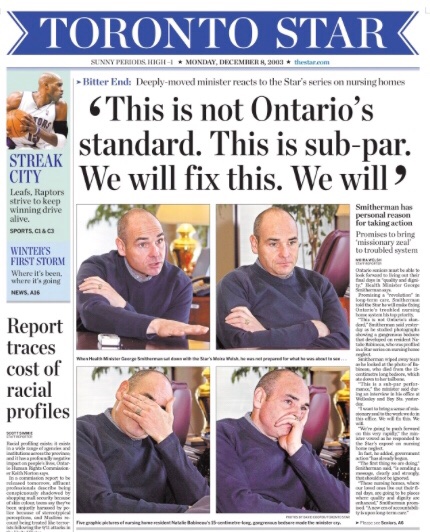 2/ Premier Ford reacted with emotion. Many politicians who came before him did the same when facing similar details. In 2003, when the Star published a year-long investigation into LTC abuse and neglect, health minister George Smitherman cried. He promised a revolution in LTC.
