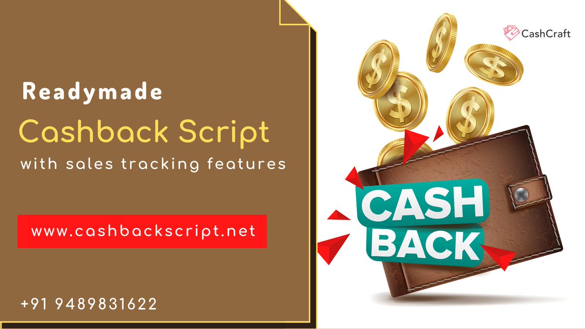 cashcraft_offl's tweet image. Ready-made Package of #AffiliateCashbackScript with powerful sales tracking features. buff.ly/2YtY2Po

#AffiliateMarketing #CashbackScript #Cashback #Brazil #Vietnam #Bangaladesh #Japan #Kiel #Qatar #AffiliateCoupons #Rome #makemoneyonline