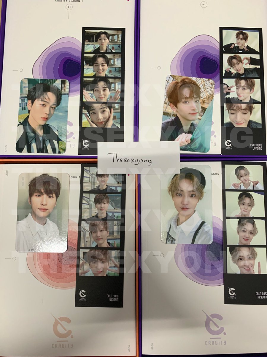 thesexyong's tweet photo. (HELP RT/READY STOCK)🇲🇾
#CRAVITY SEASON 1 HIDEOUT : REMEMBER WHO WE ARE 

Jungmo set - Rm75
Taeyoung set - Rm65
Woobin set - Rm60

Album ONLY -Rm30

Loose items see photo for price!
@malaysiacravity @CravityTradeMY @CravityMYtrade  
#CravityMyTrade #CravityTrade https://t.co/qmTOmzdRS4