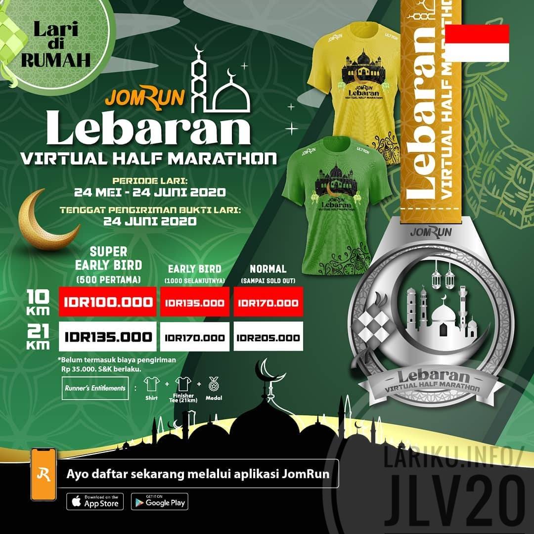JomRun Lebaran Virtual Half Marathon • 2020