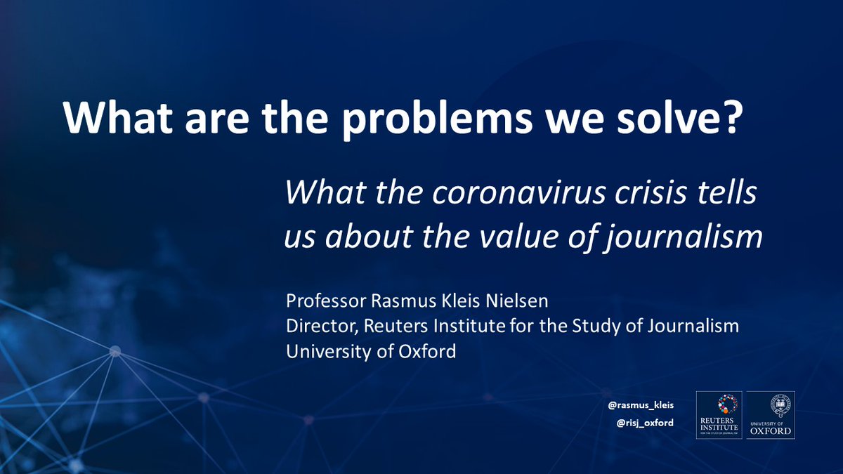 What are the problems we solve? Spoke with  @hannah_suppa about what the coronavirus crisis tells us about the value of journalism for  @BdzvPresse  #bebeta2020. Few slides and links in thread. 1/8  https://www.bdzv-bebeta.de/#programm-2020 