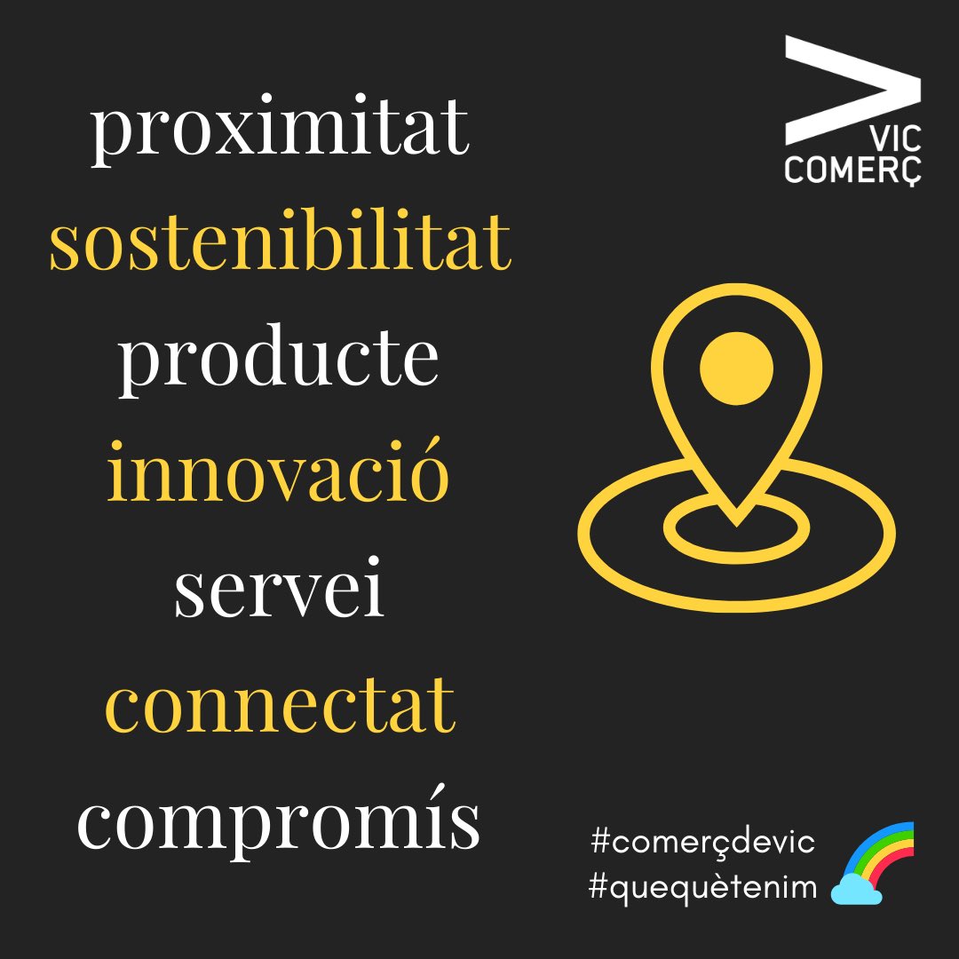 viccomerc's tweet photo. Recorda que el nostre comerç és tot això👇Comprant-nos ens ajudaràs, sí, però ho faràs perquè t’oferim molt més. #ambelcapaixecat #orgulldecomerç #quequètenim #vic https://t.co/lkZDgr68Zm