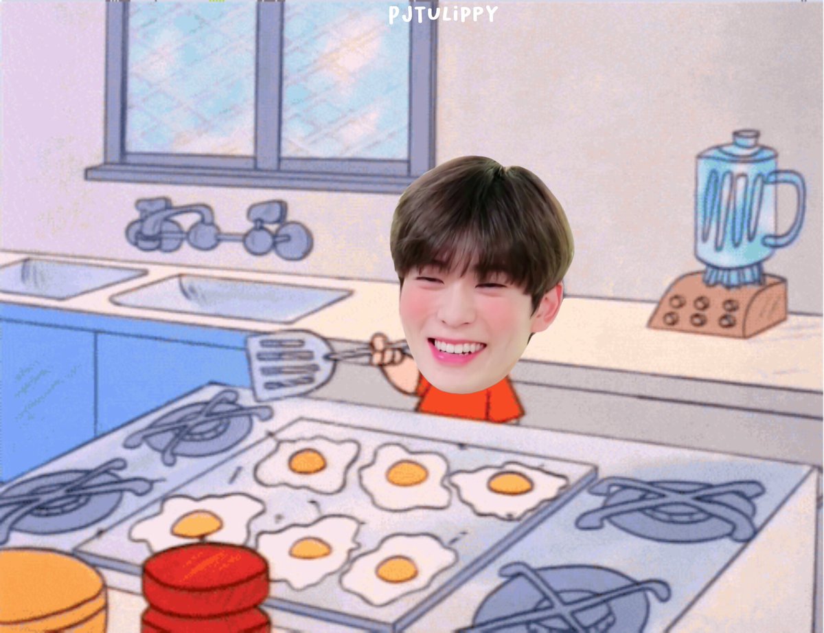 หม่ามี๊อยู่เฉยๆเดี๋ยวหนูทำมื้อเช้าให้ทาน🍳