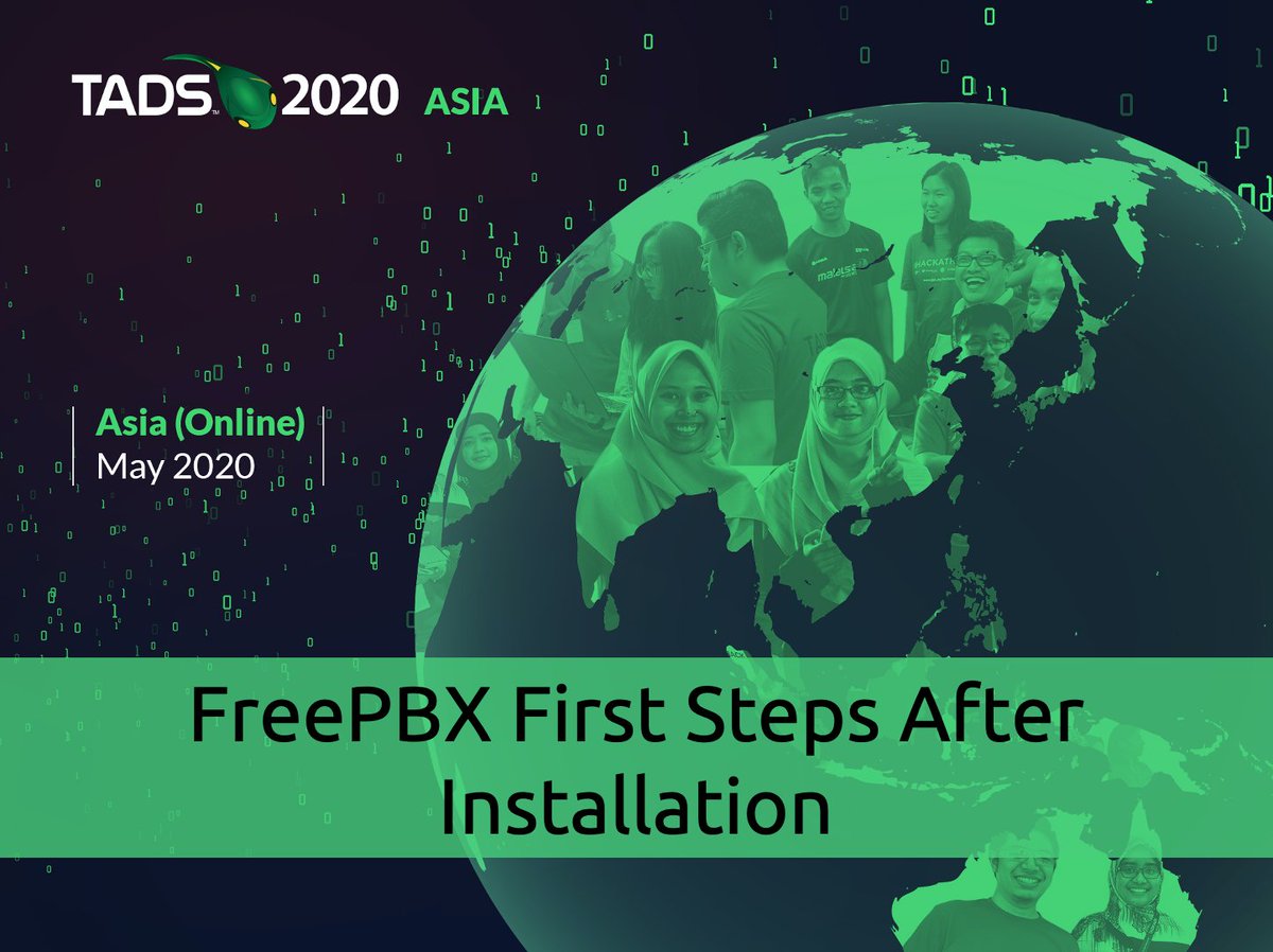 .<a href="/TADSummit/">TADSummit</a> #Asia's penultimate presentations: Introductions to @Asteriskdev, @Apidaze (@VoIPInnovations) and <a href="/FreePBX/">FreePBX</a>

tadsummit.com/2020/asia/agen…

#opensource #CPaaS #UCaaS #CCaaS @sangoma @TeleSign #CXTech #WebRTC #VoIP #SIP #PBX <a href="/astricon/">AstriCon</a>  <a href="/JMachiSangoma/">Jim Machi</a> <a href="/creslin287/">Matthew Fredrickson</a>
