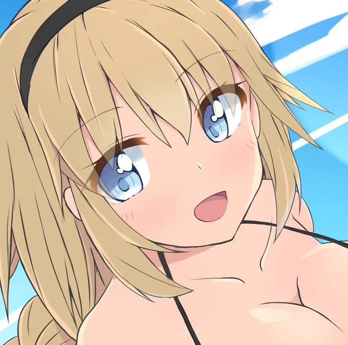 水着のジャンヌちゃんと夏休み
#FGO 