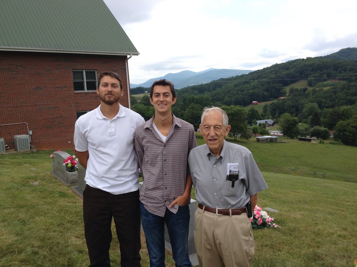 We buried my granddad yesterday beneath the shadows of the mountains he once came down from. The sharp burst of a 21-gun salute and the smooth tune of Taps echoed around. He was 96.