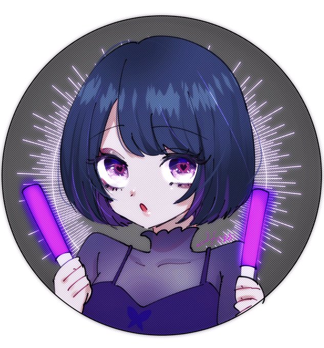 ラクガキで紫推しをお持ちの女オタクの限定されすぎてるフリーアイコン描きました 三田麻央 6月11日個展開催 のイラスト ラクガキで紫推しをお持ちの女オタクの限定されすぎてるフリーアイコン描きました 三田麻央 6月11日個展開催 のイラスト