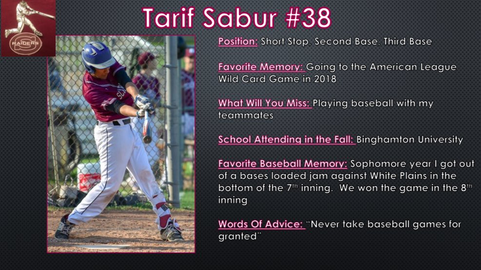coachweigel23's tweet photo. Our Senior Spotlight today is Tarif Sabur. https://t.co/fy2JnthHlB