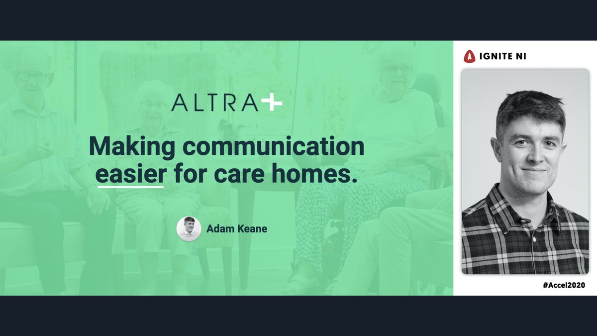 founderlabs__'s tweet photo. Altra is making communication easier for Care Homes.

Hear from Adam at the Ignite Preview, tomorrow at 11am: https://t.co/Vq3oL3bRJs

#Accel2020 [1/10] https://t.co/x3f84CMVZS