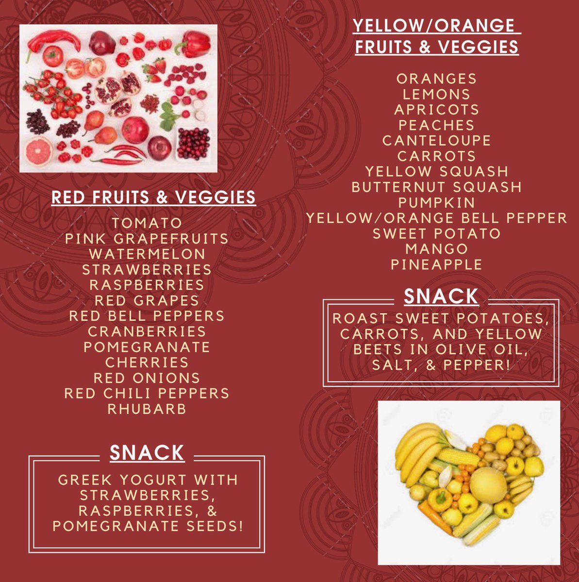 blazerfuel's tweet photo. What are your fav fruits and veggies?! To ensure a variety of vitamins and minerals, you should strive to have a colorful diet! https://t.co/eC6V89dFEh