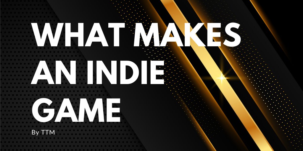 This goes for all  #indiedevs. Because sometimes  #indie  #videogames are even much more worthy than triple A.What does really mean to be  #indiegames?Is indie just another marketing term?I open thread #indiegamestudio  #indiedev  #gamedesign  #videogame  #gamedev  #IndieGameDev