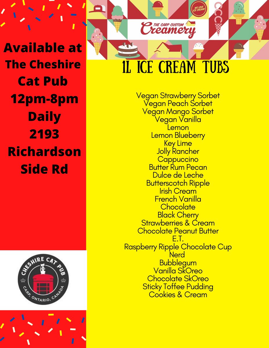 E.T. Is back in the freezer at <a href="/cheshirecatpub/">cheshire cat pub</a> today!