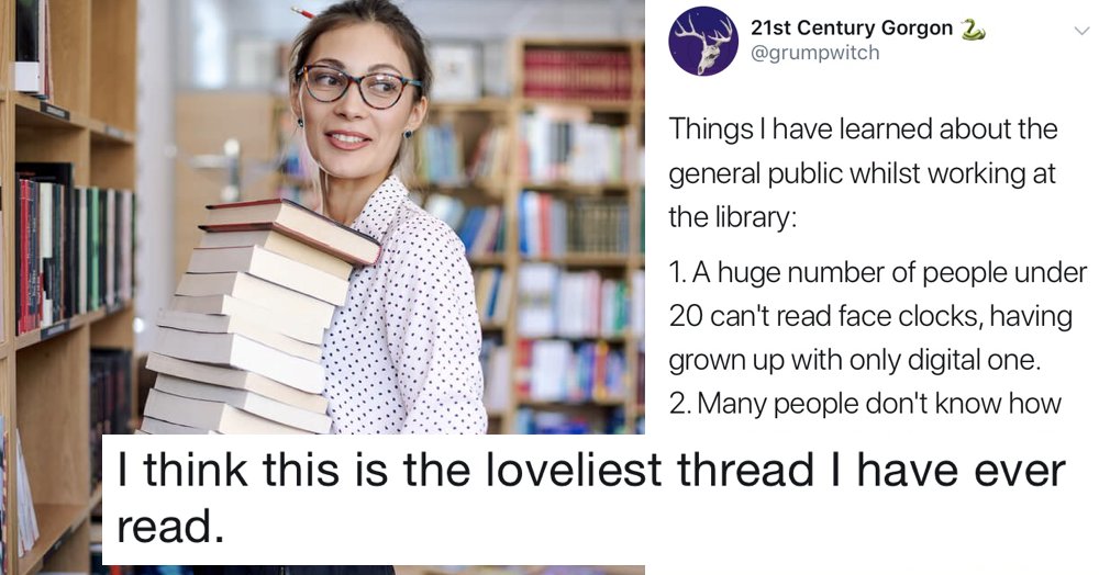This thread about working in a library went viral because it’s funny, passionate, angry and utterly lovely #recap thepoke.co.uk/2019/05/16/wor…