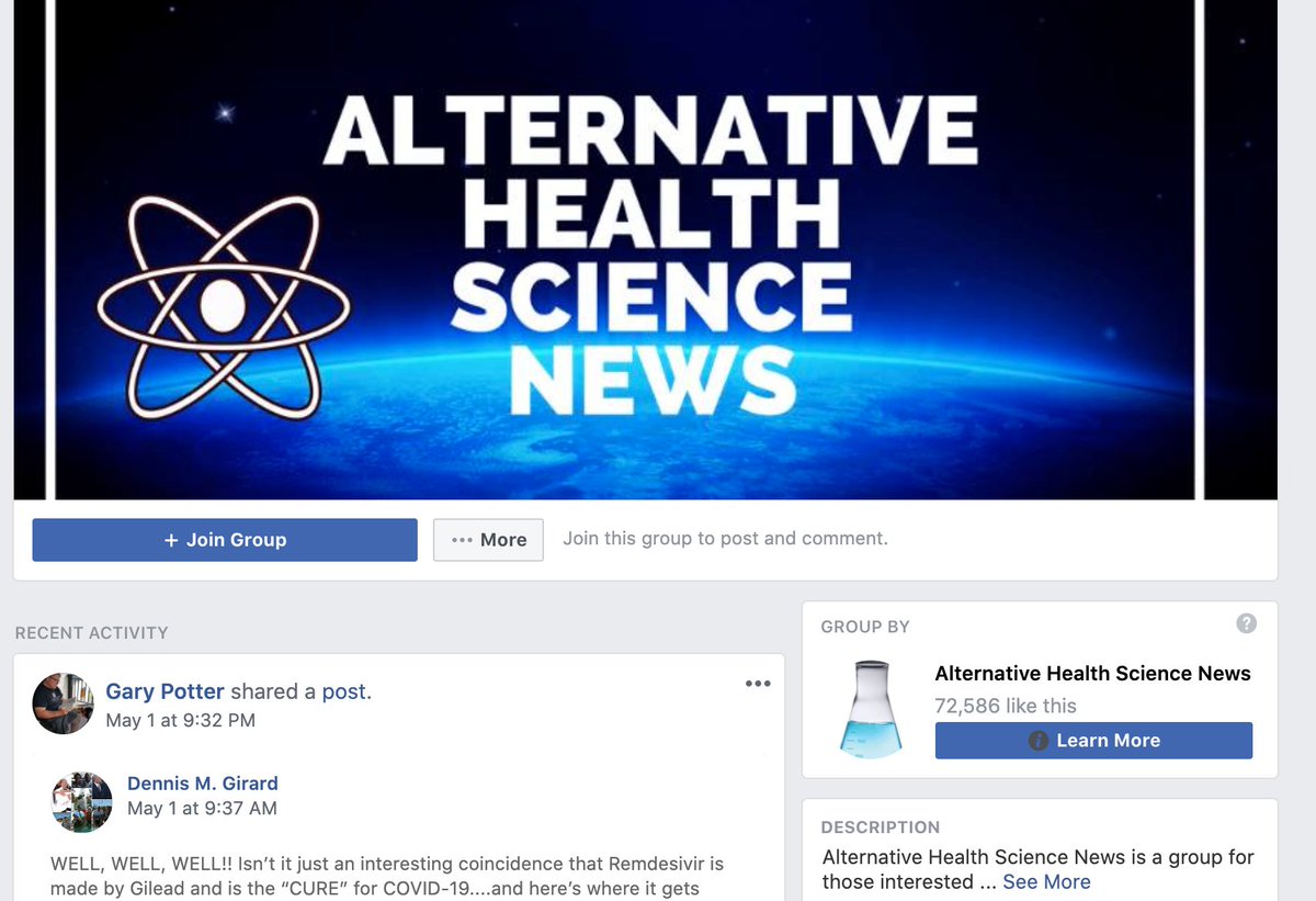 In case you are still doubting how Facebook Groups suggestions work, a quick case study:1. Search for "alternative health." Choose a group with over 70k members.
