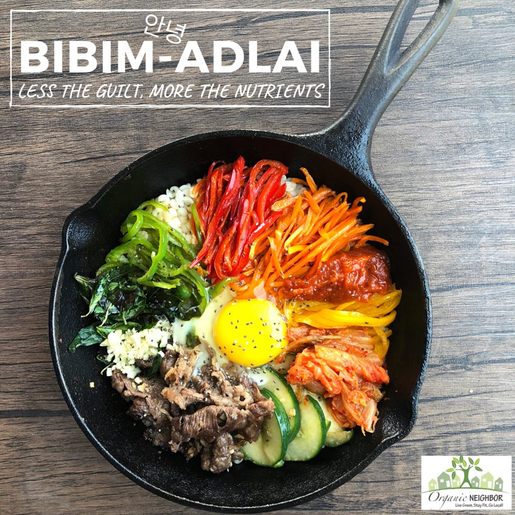 NeighborOrganic's tweet photo. Thinking what to eat tomorrow? Try this version of bibimbap, of course with our very own #Adlai πΎ#WellnessWednesday #SupportLocalFarmersPH #BuyLocalPH #Philippines #MetroManila #EatClean
#CleantEats
#EatLocal
#FitFood
#GlutenFree
#DairyFree
#HealthyEating
#HealthyRecipes https://t.co/Xa66PeLEkM