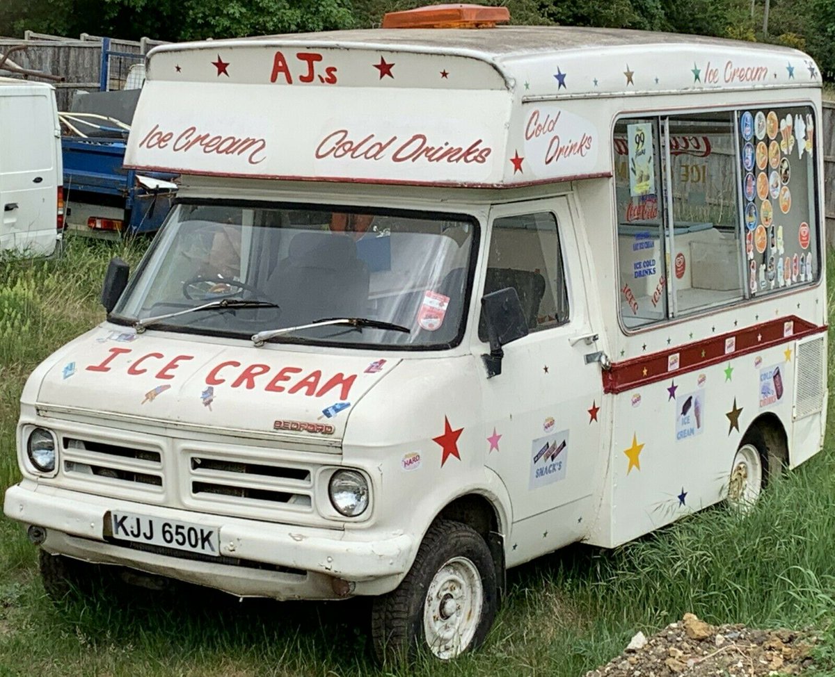 bedford cf ice cream van