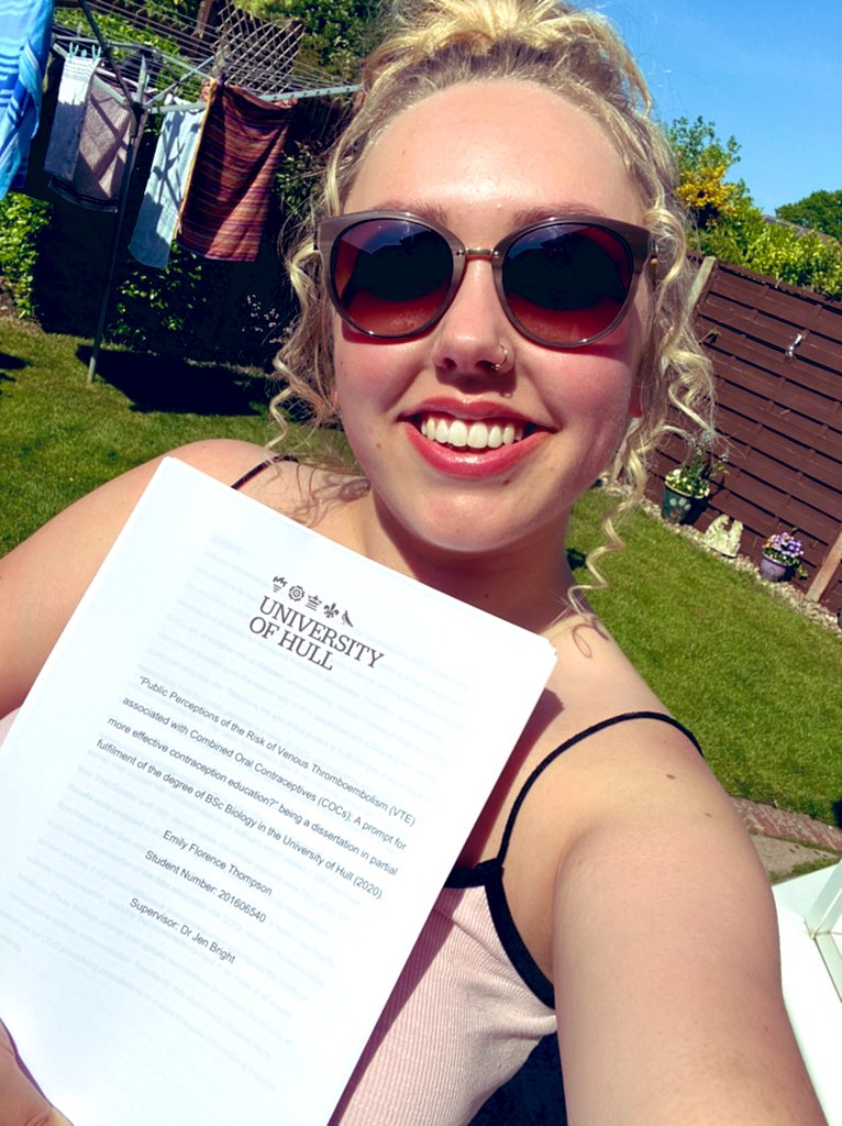 EmlyFlorenceEve's tweet photo. And that’s a wrap....! The pièce de résistance of my BSc Biology degree was handed in a week ago today! Absolutely loved my time as an undegrad...now time to go be a biomedical scientist 📚🩸🧪🔬 (ignore my washing in the background!!🙃) #TimeToTopUp https://t.co/4mvY2sIsyI