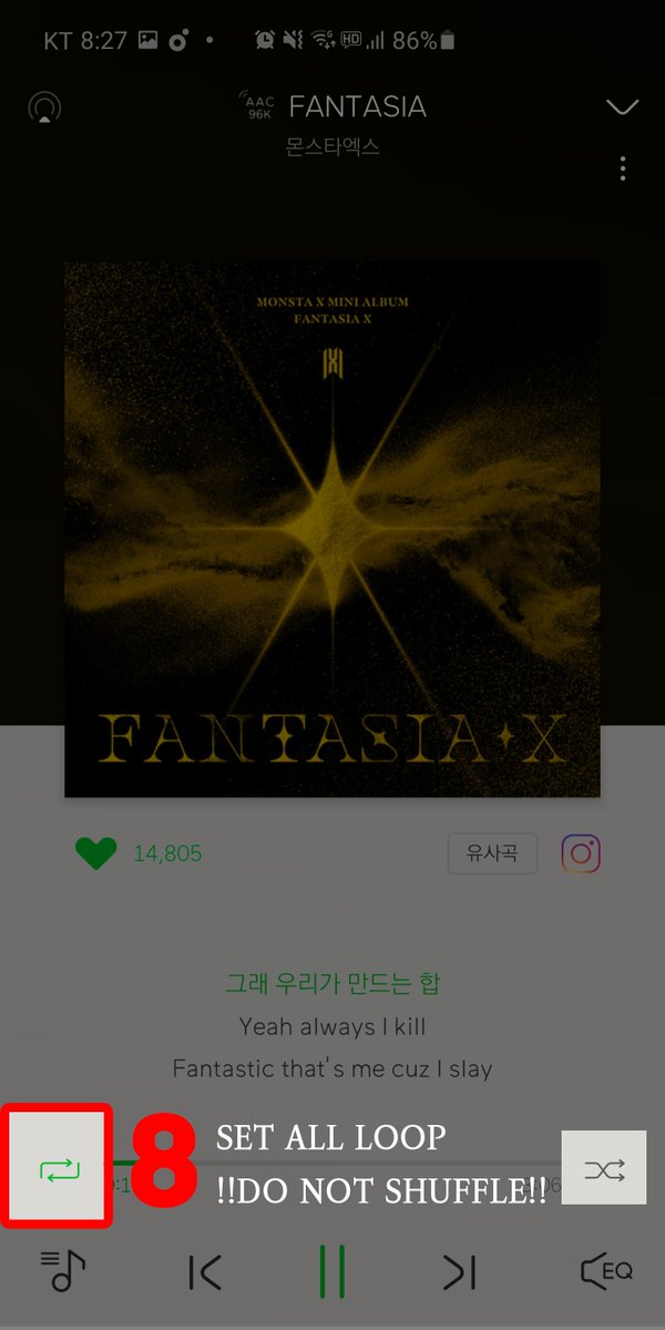 If you've gotten this far, you can do Melon streaming.- It's good to play the playlist from first song on each every hour on the hour(KST).
