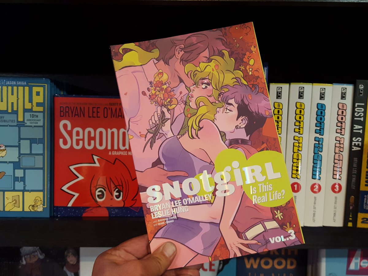 Are you enjoying this Delivery Of New Comics And Graphic Novels as much as I am? What a breath of fresh air!Here are the first two O'Malley & Hung SNOTGIRLS in stock and reviewed:  https://www.page45.com/store/Snotgirl.html They'll be joined by the third at that link later today!