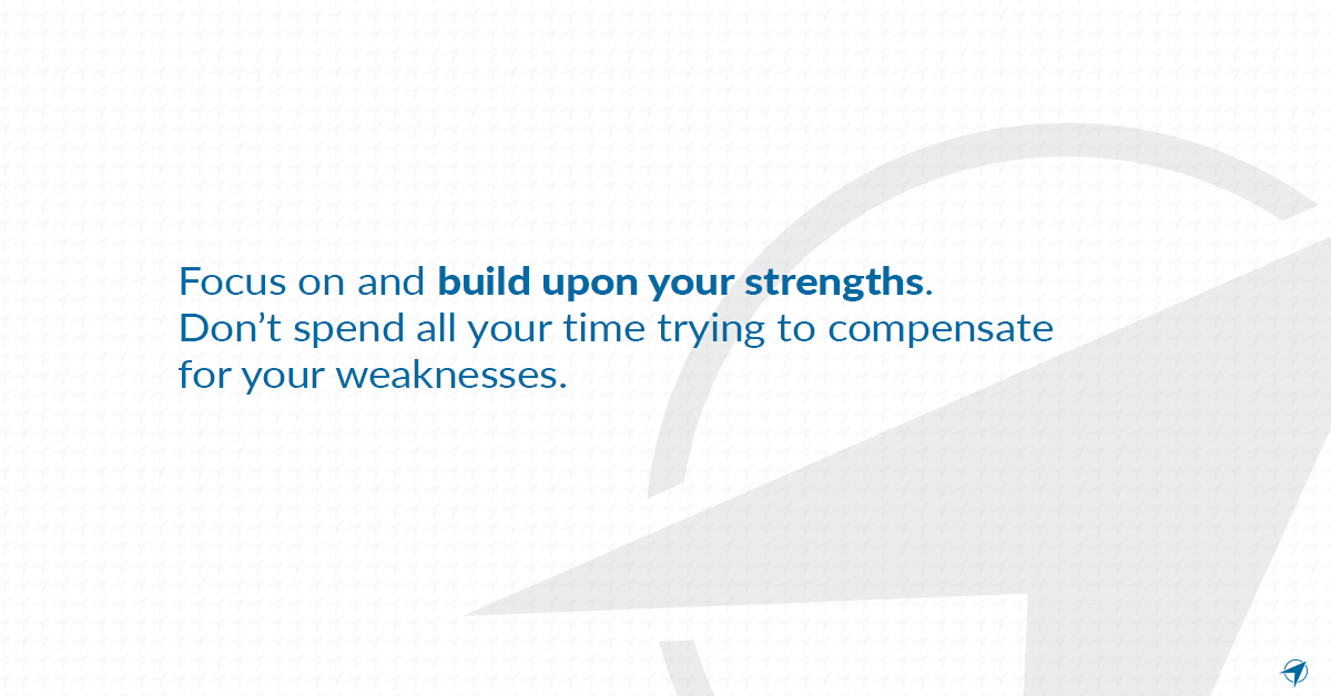 Multiple studies have shown that when we focus on developing our strengths, rather than our weakness, we actually grow and improve more quickly. People who utilize their strengths are also happier, less stressed, and more confident individuals.

#wednesdaywisdom #focusonstrengths