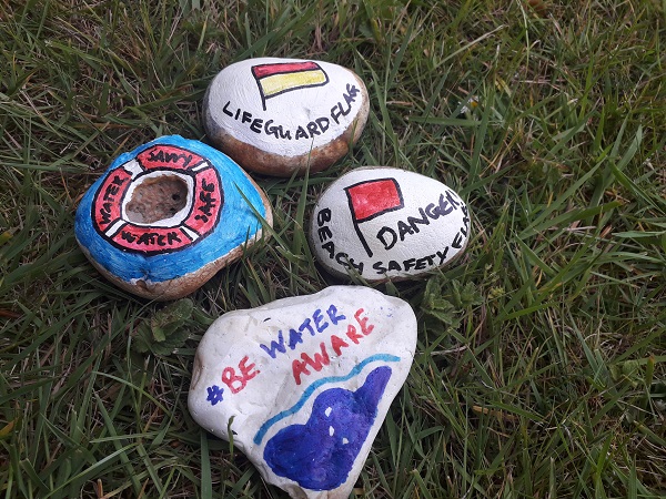 We've been getting artistic in our time off! We'd love to see your #SecretStones too - these ones will be going out and about in #Eastbourne this weekend so keep your eyes peeled! #safety