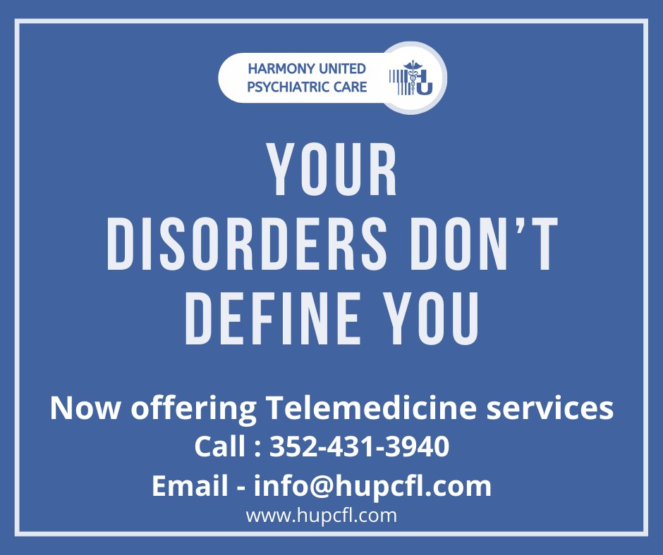 #mentalhealth #psychiatriccare #depression #anxiety #telepsychiatry #telemedicine #harmonyunitedpsychiatriccare #psychiatrist