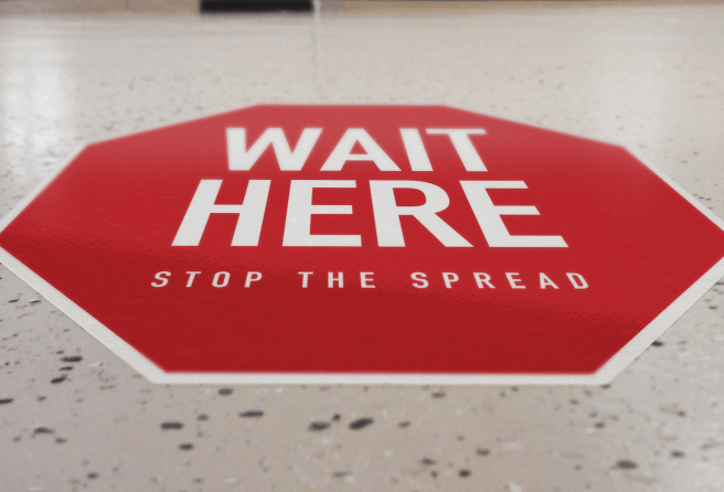 flashdisplays's tweet photo. Helping Businesses return to a #NewNormal.  Custom Floor decals to #promote #SocialDistancing and #StopTheSpread    #banners #floordecals #floorstickers #graphics #shoponline   
https://t.co/7KvVm6r8CN https://t.co/71L4p6tfvP
