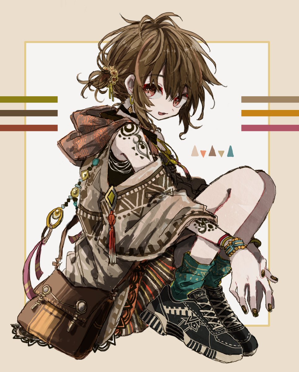 アカウントを作った時からずっと 現代的 民族風ファッション を描いてます 自分だ Azのイラスト アカウントを作った時からずっと 現代的 民族風ファッション を描いてます 自分だ Azのイラスト