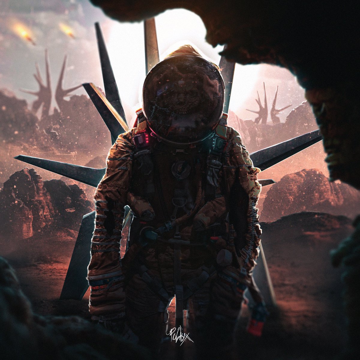polluxvisuals's tweet photo. Space Zombie 🧟‍♂️✨

Any kind of support is appreciated! :)
1/2 entry for #undead2000 @UndeadUK 

https://t.co/KX0EaOtu4w https://t.co/jwIKI8vkQn