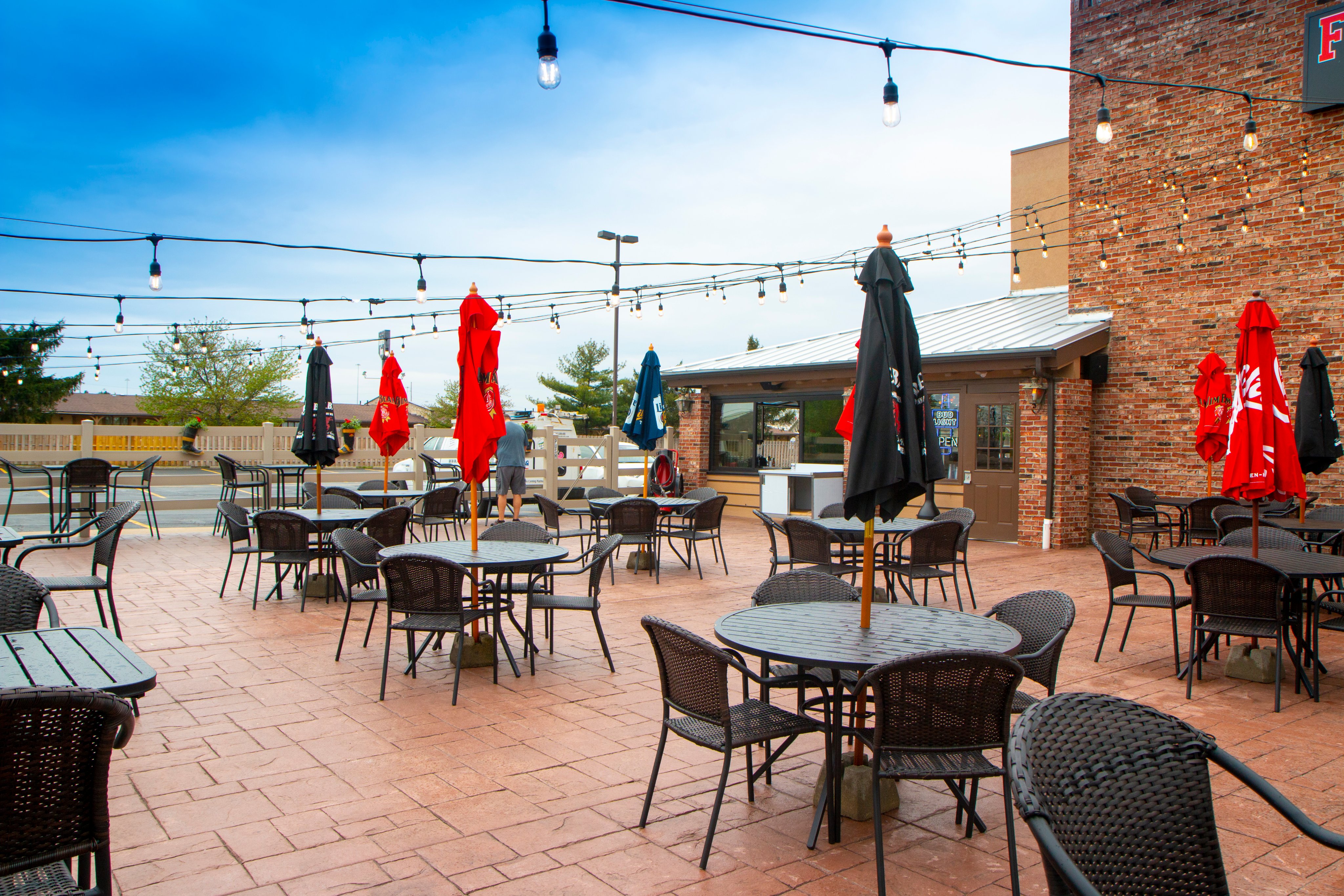 Fire station bar and grill outlet