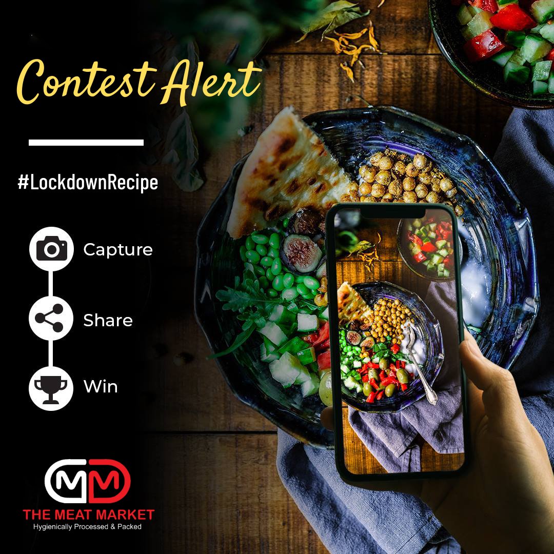 themeatmarketin's tweet image. #ContestAlert - Here's your chance to win discounts &amp;amp; prizes
To participate, follow these simple rules:
✅ Follow us on Facebook and Instagram
✅ Post your favorite homemade lockdown food recipe with pic or video
✅ Tag us on your post and story
✅ Use hashtag #LockdownRecipe
1/2