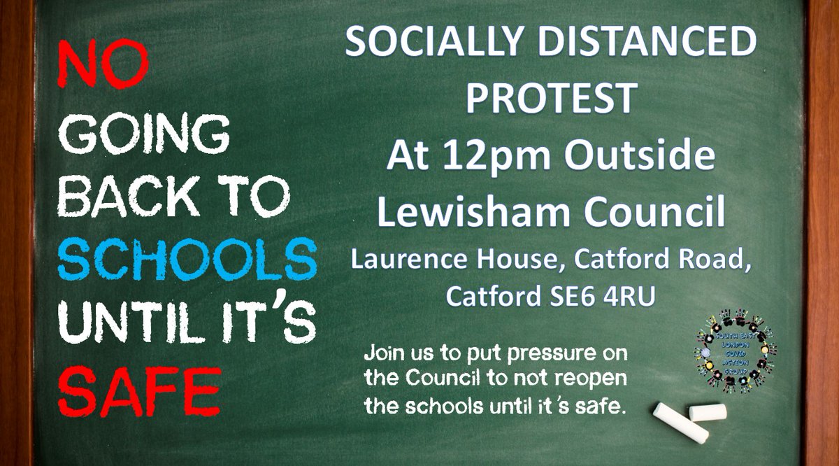 SeldnAG's tweet image. The decision to open schools on June 1st without a national testing, tracing &amp;amp; tracking system is a reckless one. We are holding a socially distanced protest outside #Lewisham Council to show our opposition to opening the schools #JuneTooSoon #BoycottTheSchools
@worker_group