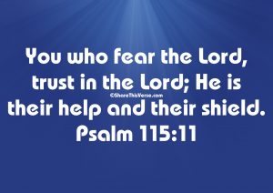 sharethisverse.com/sharethisverse… You who fear the Lord, trust in the Lord; He is their help and their shield. [#FearTheLord #TrustInTheLord #FearGod #TrustInGod #GodIsOurHelp ... #Share #ShareThis #ShareThisVerse #GoodMorning #Bible #BibleVerse #BibleVerses] Like & ReTweet if you Like!