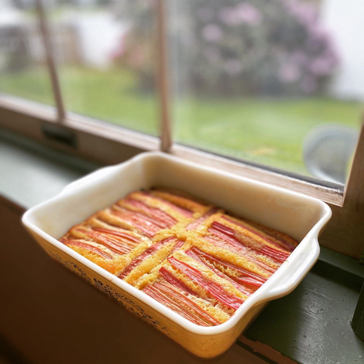 Are you befuddled by RHUBARB? Is it a vegetable? A fruit? An unknown entity? It is pretty weird, but it's SO GOOD in cake! So today, LET'S MAKE CAKE! Live at 3:00 on youtube.com/funnypeoplemak…  #springfood !