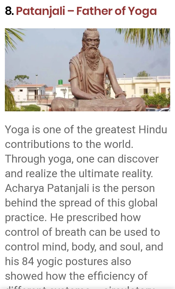 Yoga is recognised internationally... Now that was also frm a rock age man...