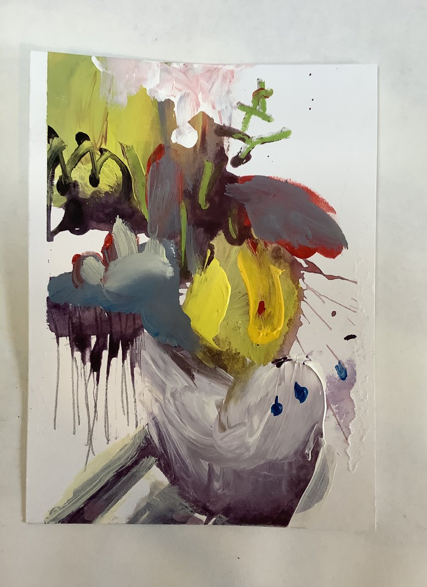 Flowers from #lockdown find these soon with #artistssupportpledge #smallpaintings #flowerpaintings #cosart2020 #Flowers