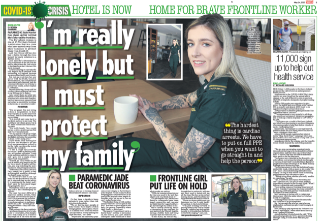 Holiday Inn Belfast Supporting Frontline Workers
Amazing story of Jade a paramedic staying at Holiday Inn, battling to protect patients during the covid-19 outbreak.
#LocalHero #NHS #StayHomeSaveLives