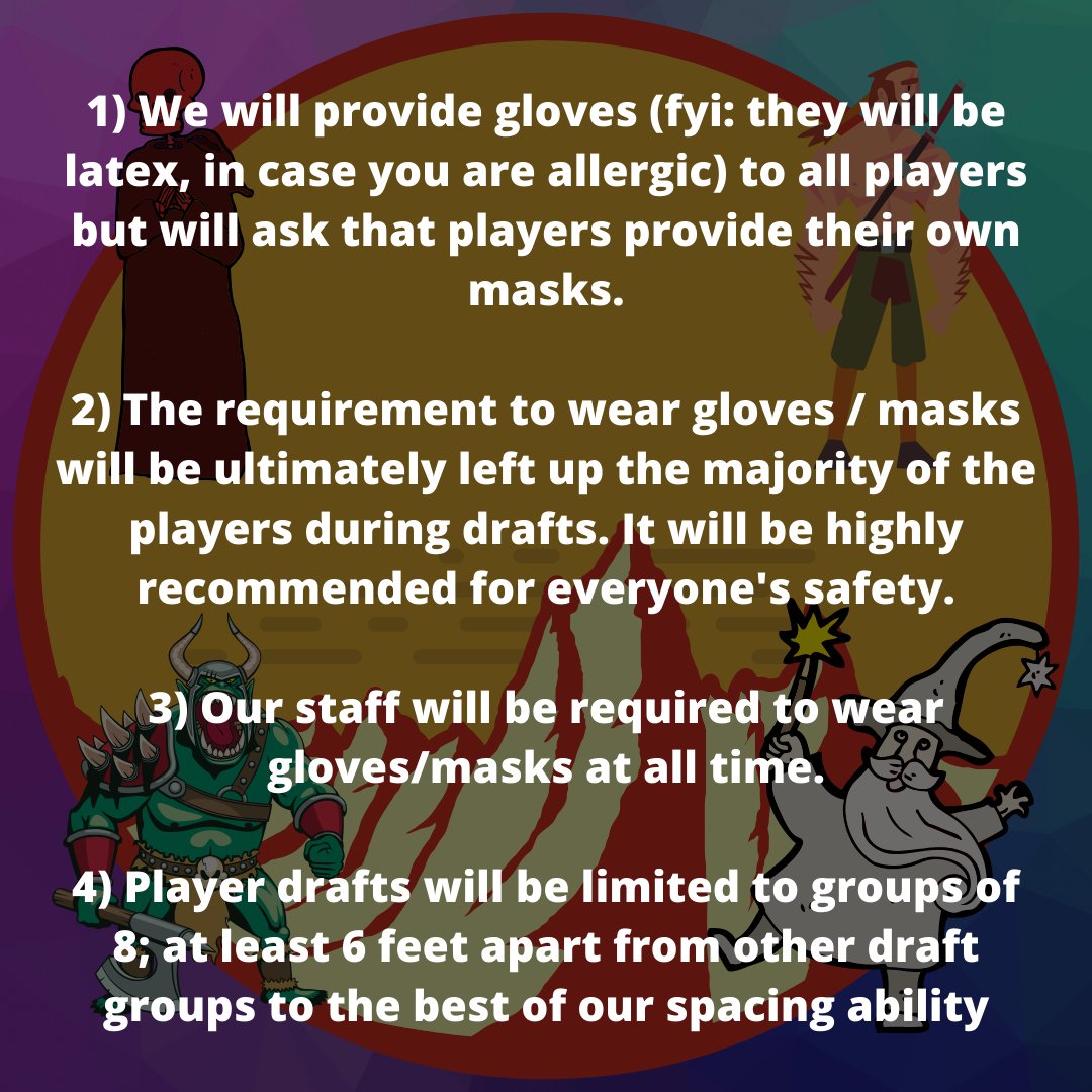 BattleandBrew's tweet photo. We're going to be starting back MTG Drafty Drafts tomorrow night, starting at 5pm, however we have some stipulations in place that we would like all of our players and patrons to be aware of. Thank you for your time. #MTG #battleandbrew #ATL #AtlantaMagic #SandySprings https://t.co/t2WJEgiuOV
