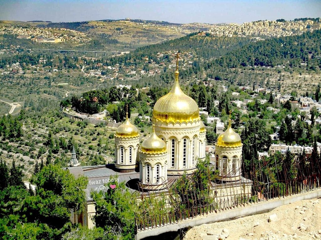 Ain Karem عين كارم is a town in the southwest of Jerusalem, traditions tell that St.John the Baptist was born in it. It had a population of 670 Christians in 1945 & all were expelled to Jordan by zionists. Due to their importance,churches were not destroyed, now used by tourists.