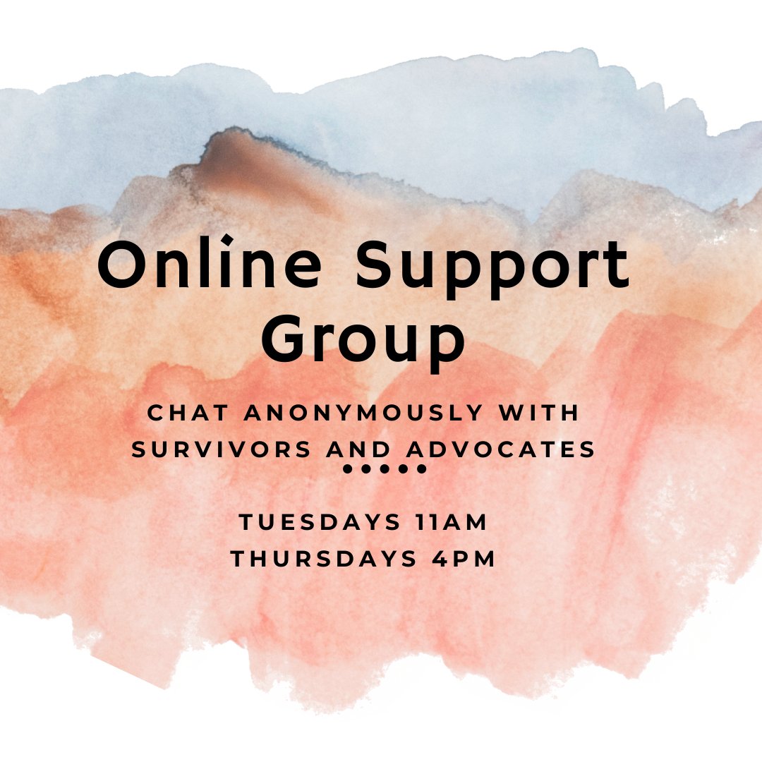 We are now hosting online support groups twice a week! We hope you will join us tomorrow afternoon. 

To learn more about online support groups, please visit stacarecenter.org/counseling or call an advocate at 785-843-8985.