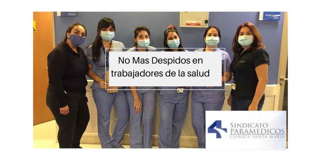 En una #Pandemia no puedes despedir a quien te está cuidando 
#CuidarAQuienTeCuida
#MenosAplausosMasRecursos 
#coronavirus 
<a href="/uniamericas/">UNI Américas</a> <a href="/salud_cut/">Secretaria de Salud CUT</a> <a href="/marcio_monzane/">Marcio Monzane 🇧🇷🇨🇴🇺🇾</a> <a href="/gloflowers/">gloria flores</a> <a href="/alansableUNI/">Alan Sable</a> <a href="/Senado_Chile/">Senado Chile</a> <a href="/Camara_cl/">Diputadas y Diputados de Chile</a> <a href="/ministeriosalud/">Ministerio de Salud</a> <a href="/JmanalichM/">Jaime Mañalich Muxi</a> <a href="/adriandurtschi/">Adrian Durtschi</a>