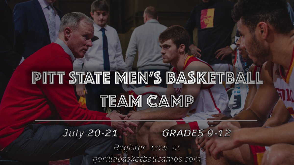 VinceWalker20's tweet photo. 🚨 HIGH SCHOOL/AAU COACHES 🚨 

The Pittsburg State Men’s Basketball program will be hosting our annual Summer Team Camp on July 20-21

You may join our waiting list for free now at https://t.co/P33S9uZ43d

For inquiries, direct message me or email me at vwalker@gus.pittstate.edu https://t.co/BvX1ZTHeLA