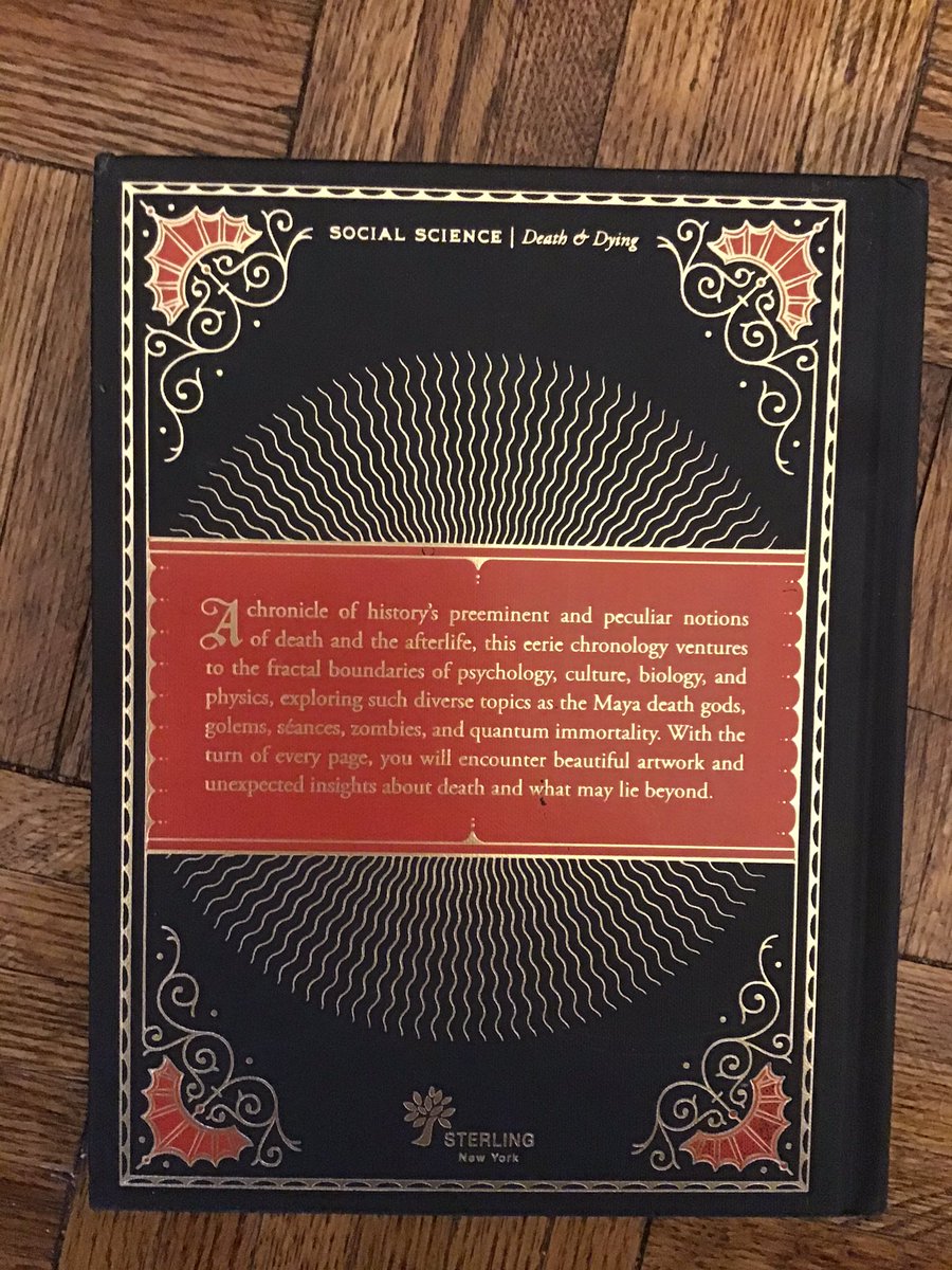 A thread of books I have bought almost solely for their covers and bindings, with pictures.1) Death And The Afterlife, Clifford A. Pickover.Sterling Publishing. Cover by Spencer Charles, int. design by Phillip Buchanan. ISBN 978-1-4549-1434-1. Nonfiction.GORGEOUS endpapers.