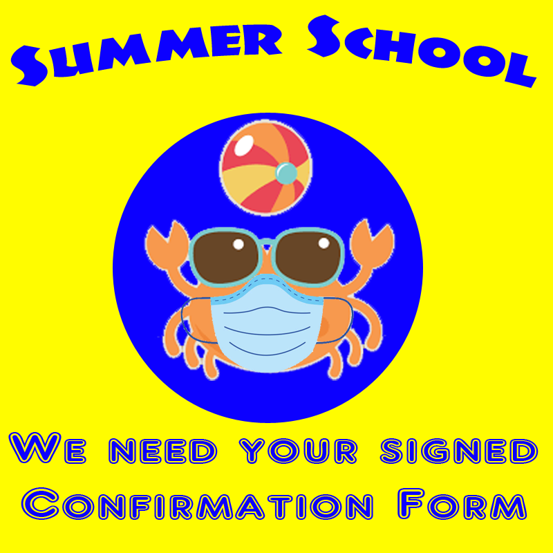 For students who signed up for summer school, please either send us an image of the form or have parents/guardians email us. You can sign up for E-Learning here: bit.ly/2AbB3gQ and for hybrid in-class-and-in-person here: bit.ly/2GIYOxx