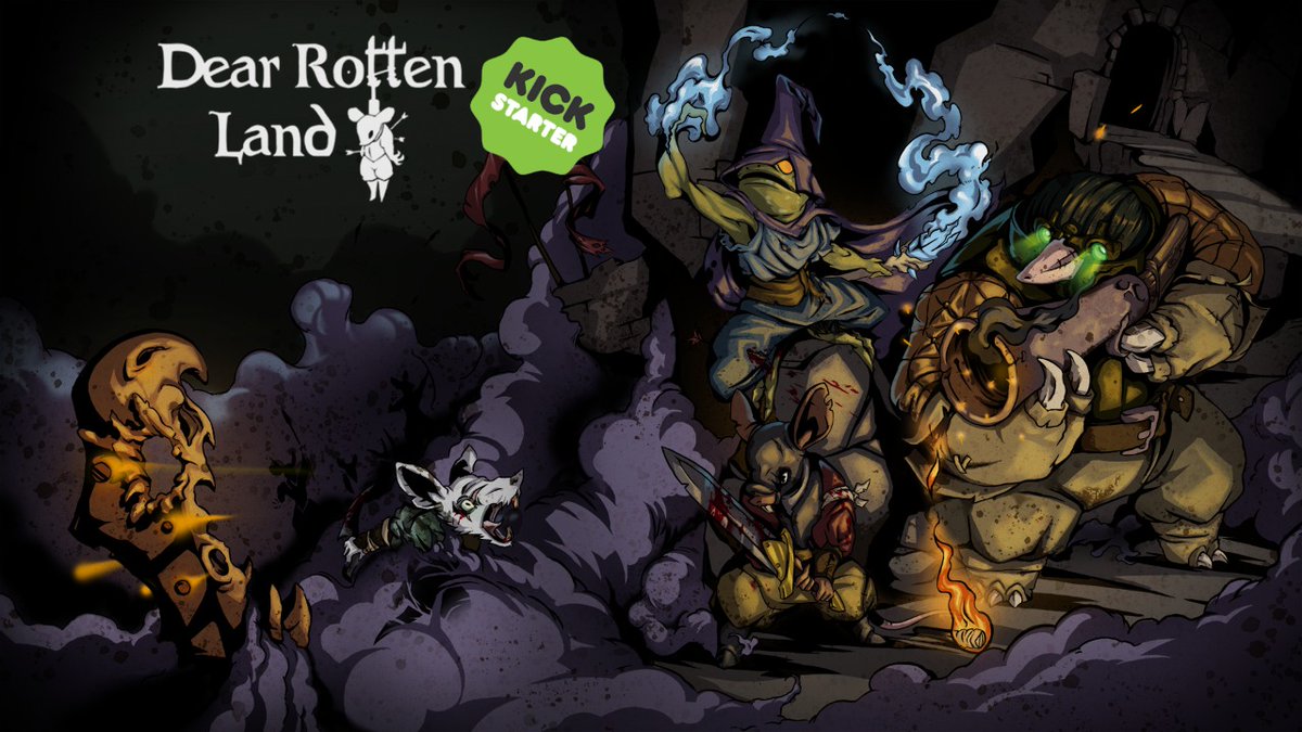 DearRottenLand's tweet photo. Coming Soon...
The great moment is approaching ...
We are entering the world of Kickstarter!
#rats #RottenLand #gamedev #indiedev #kickstarter #indiegame #illustration #pixelart https://t.co/vyrhaLhmXd
