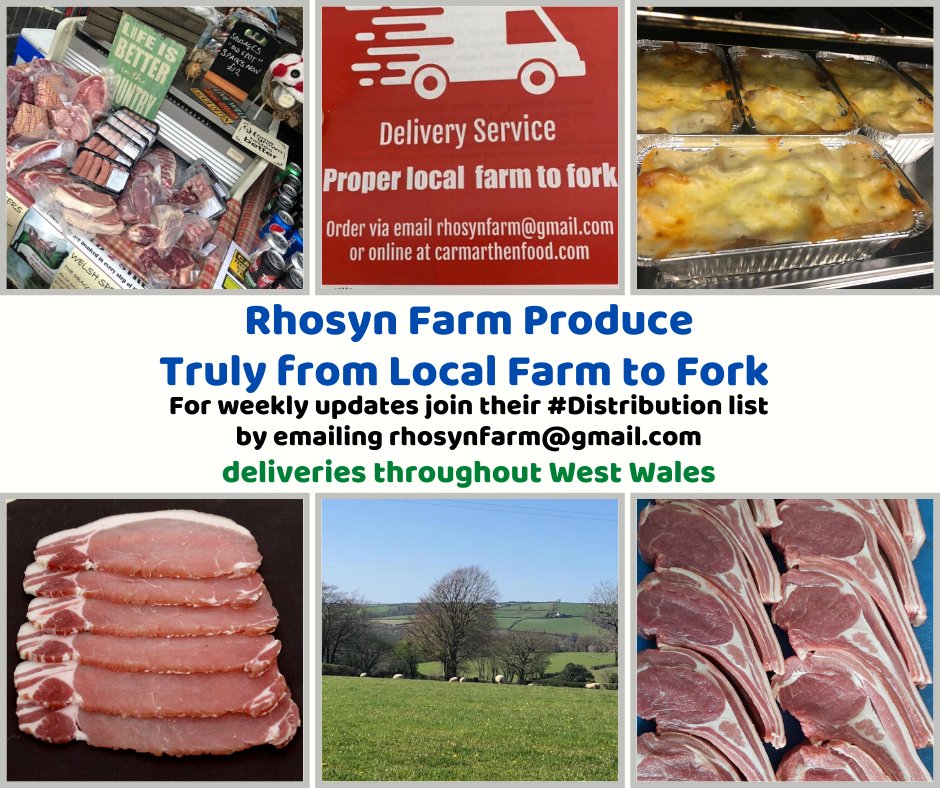 ShowcasingToWW's tweet photo. @RhosynFarm truly exceptional #FromFarmtoFork #Produce Deliver to most of West Wales Email rhosynfarm@gmail.com to receive their menu.
#TasteofWestWales #VirtualFestival  #FoodandDrink #Food #Drink #SupportLocal #CefnogiLleol #BuyLocal #Prynu Lleol #WestWales #GorllewinCymru https://t.co/JAyeiQFbHx
