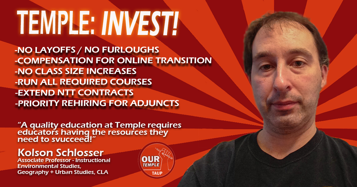 TAUP's tweet photo. #EdNotAusterityTU #OurTemple #TempleMade #templeu @TAUP @TempleUniv https://t.co/AHEHvZZqMh